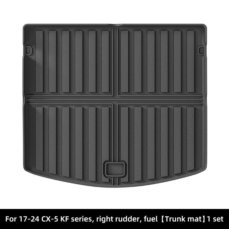 TPE Floor Mats for Right-Hand Drive Mazda CX-5 KF (2017-2024) - Dirt-Resistant.