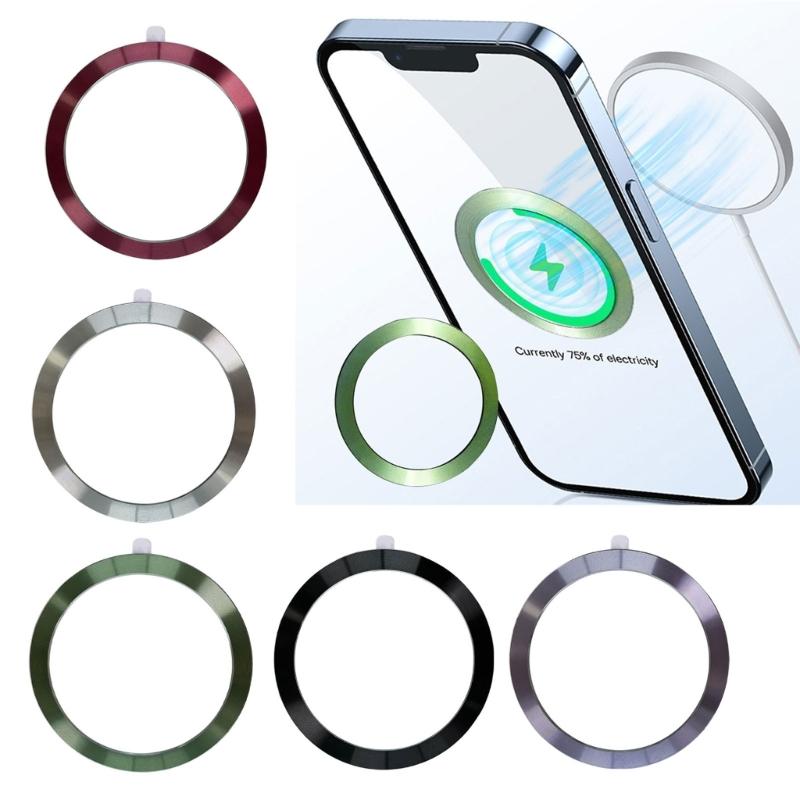 Universal Metal Phone Rings Pattern Magnetic Phone Plate Phone Holder Rings for Magnetic Car Mount Wireless Charging