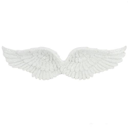Something Different Glitter Angel Wings Hanging Decoration One Size blanc