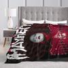 Lady Gaga Mayhem Abracadabra  Knitted Blankets Fleece Lady In Red  Super Warm Throw Blankets for Bed Bedspread