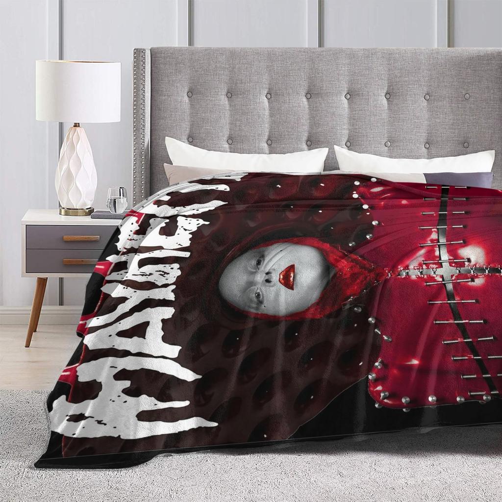 Lady Gaga Mayhem Abracadabra Knitted Blankets Fleece Lady In Red Super Warm Throw Blankets for Bed Bedspread