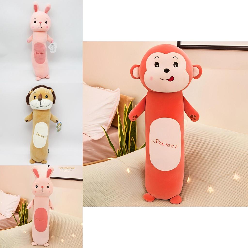 Soft Monkey Plush Pillow 55/70/90/110cm Cute Room Decor Kids Boys Girls Gifts