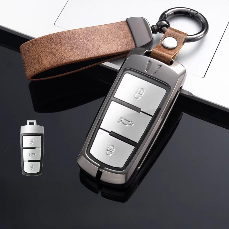 Husă Metalică Zinc pentru Cheie Auto pentru Volkswagen VW CC Passat B6 B7 Passat 3C CC Maogotan R36 B5 B7L Protector Accesorii Auto