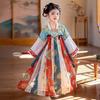 Girls' Hanfu 2025: New Style Ancient Chinese Princess Tang Suit Dress
