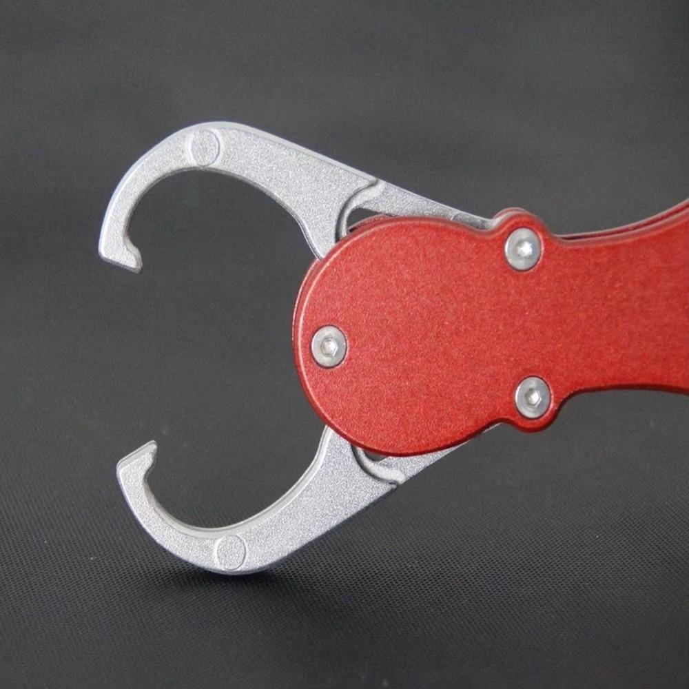 Heavy Duty Fishing Gripper Long Handle Fish Holder Weight Scale Fish Lip Gripper Fishing Tool
