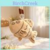 Fish Plush Toy Small Animal Keychain With Pp Cotton Filling For Kids And Teens