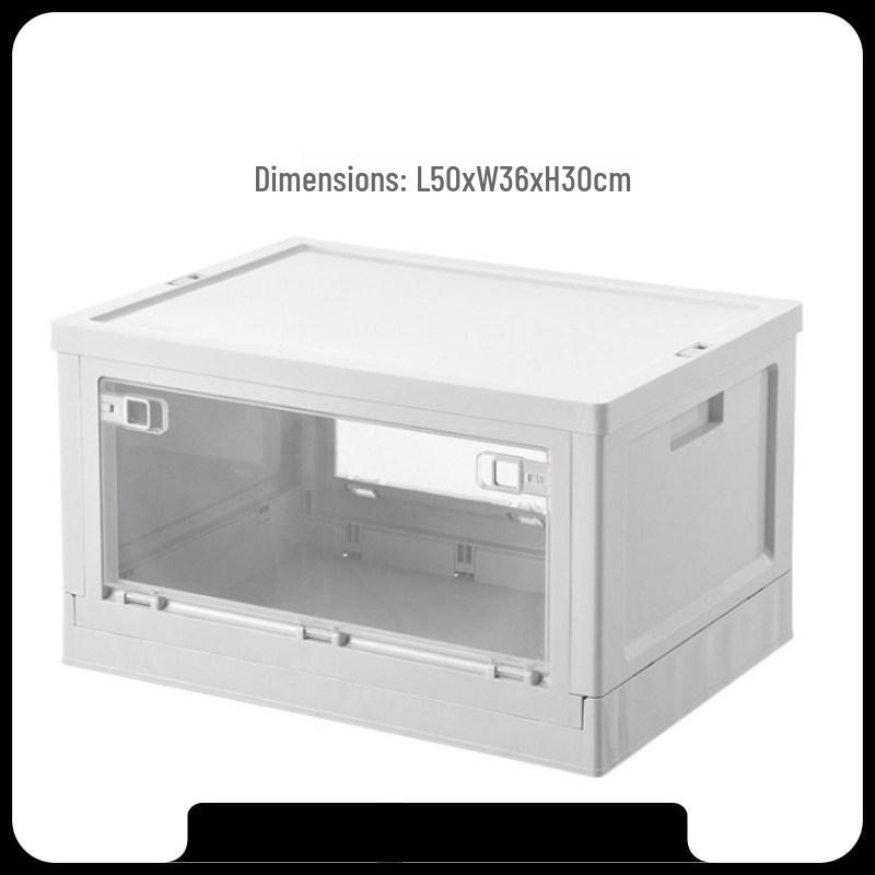 Black Outdoor Camping & Storage Folding Box - Industrial Style for Car Trunk