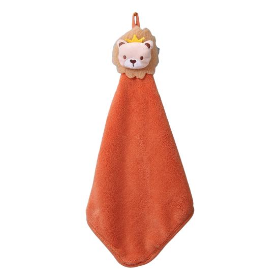 Wipe Towel Comfortable Super Absorbent Coral Fleece 3D Flower Shape Kitchen Bathroom
