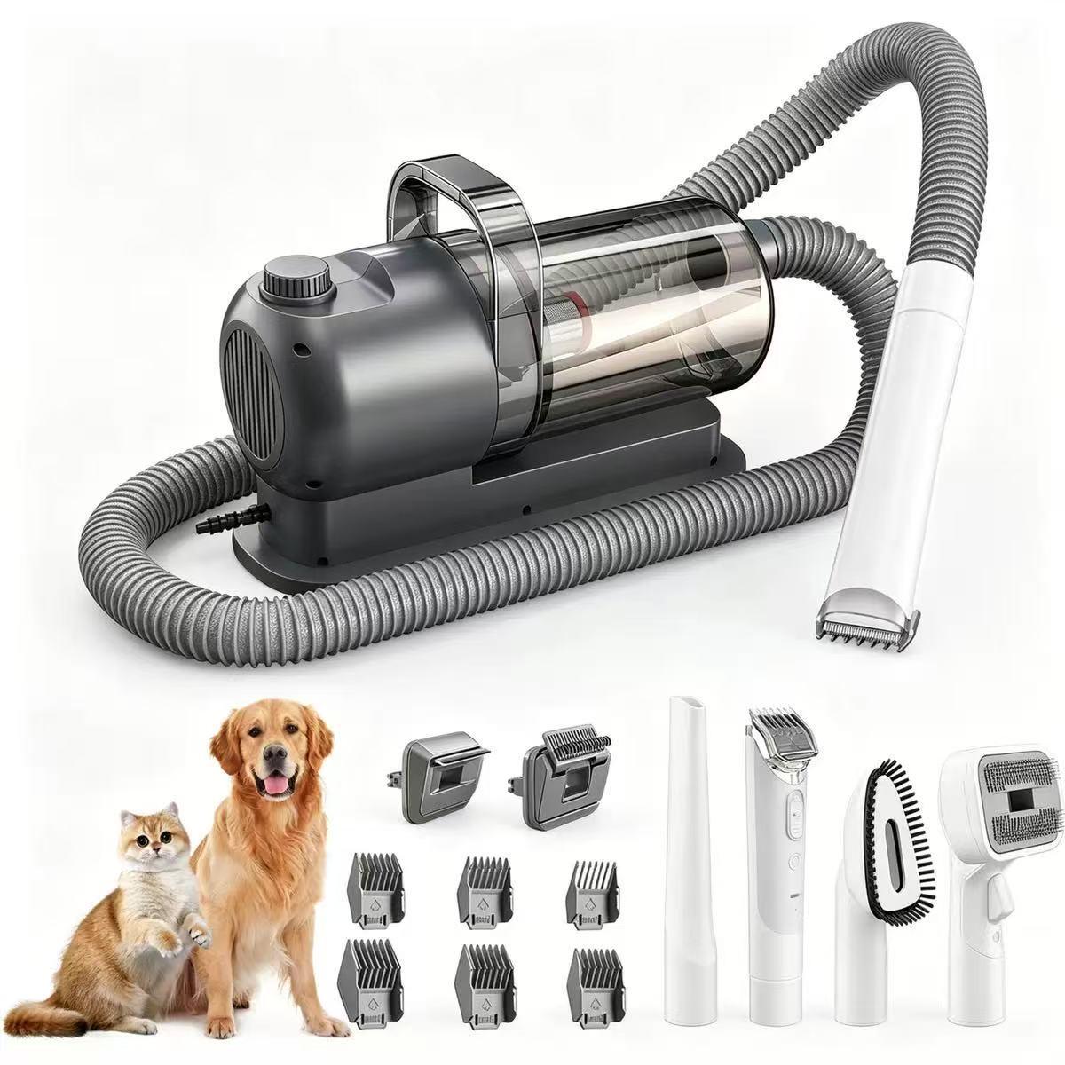 Pet Grooming & Vacuum Set: All-in-One