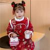 Stylish Red Pearl Bow Kids Bag Chic Fashionable Chain Wallet For Girls Perfect For Everyday Use