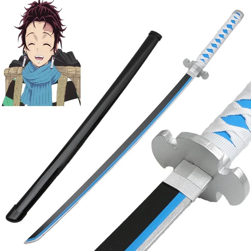 Cosplay Satoman Tanjiro Sword 41inch Anime Wood 104cm Katana Toy Model