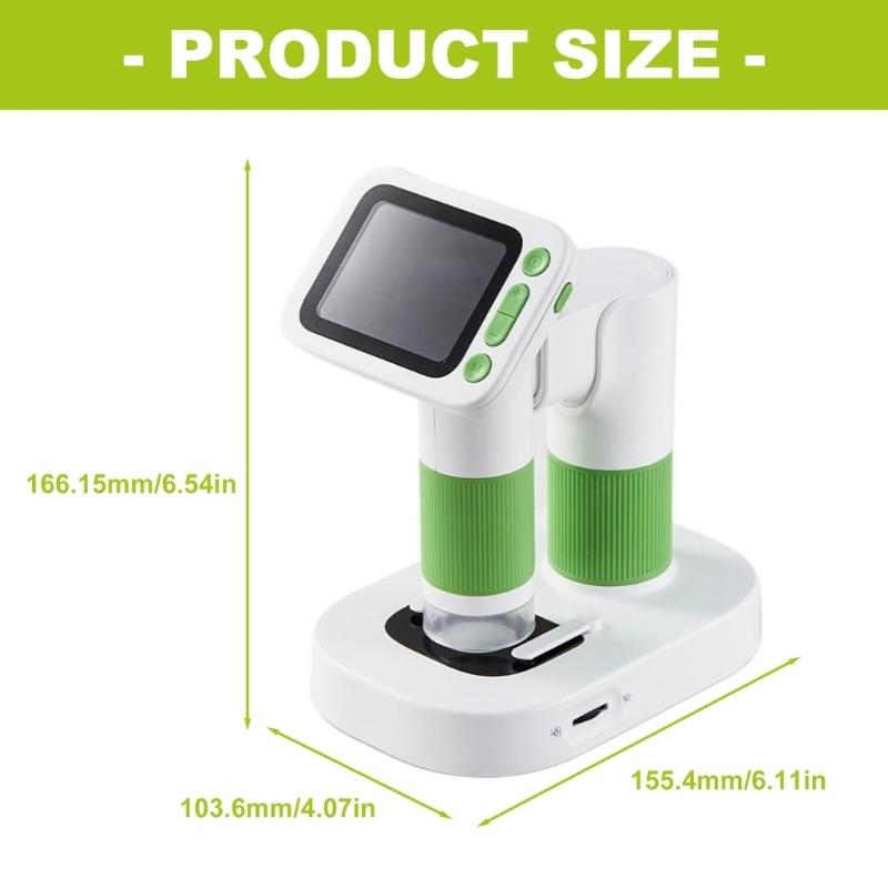 1000x Magnification Microscope Desktop & Handheld Magnifier Support PC Educational Science Toys Microscopes for Kids