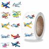 500PCS Airplane Roll Adhesive Sticker Nostalgia Harajuku Laptop Luggage Retro Coffee Phone Living Phone Car Motorcycle Decals