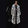 Imitation Fur Autumn and Winter New Leopard Print Women's Coat Long Imitation Fox Fur Coat Women's Clothing