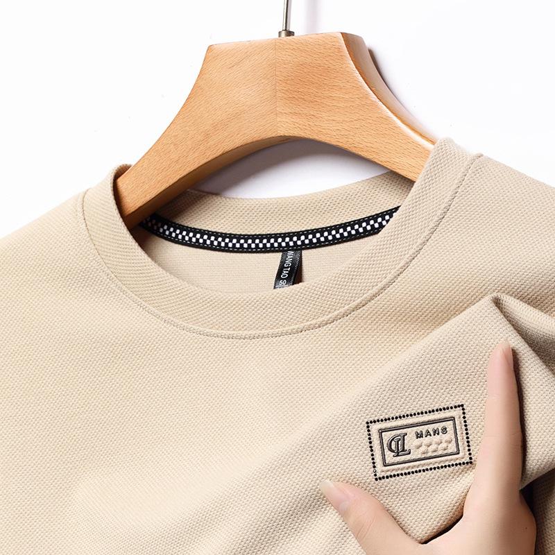Men's Fashion Sweatshirt Autumn New Round Neck Long Sleeve T-shirt Youth Casual T-shirt Men's Tops Men