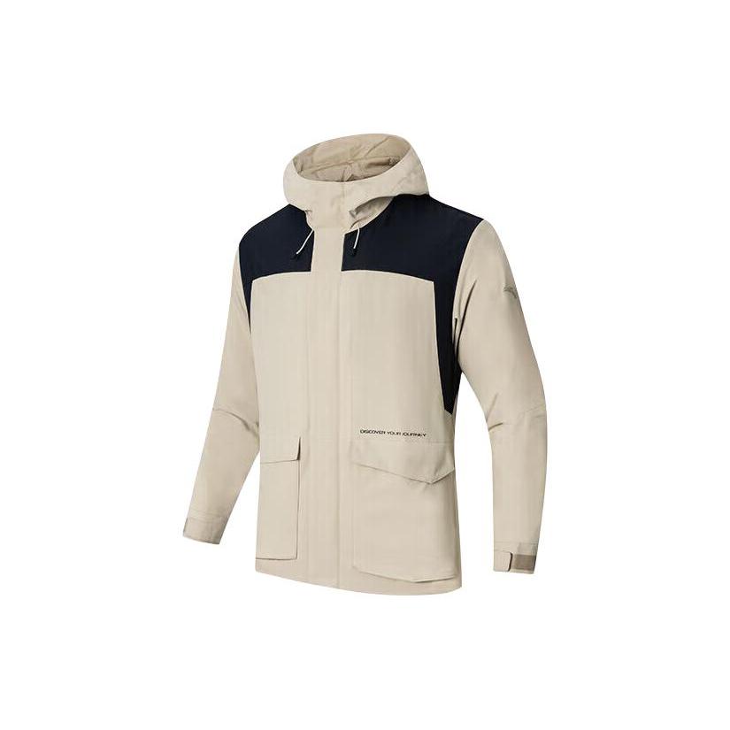 Anta Outdoor Collection Trench Coat Men s Beige Khaki 152416606-1 XL