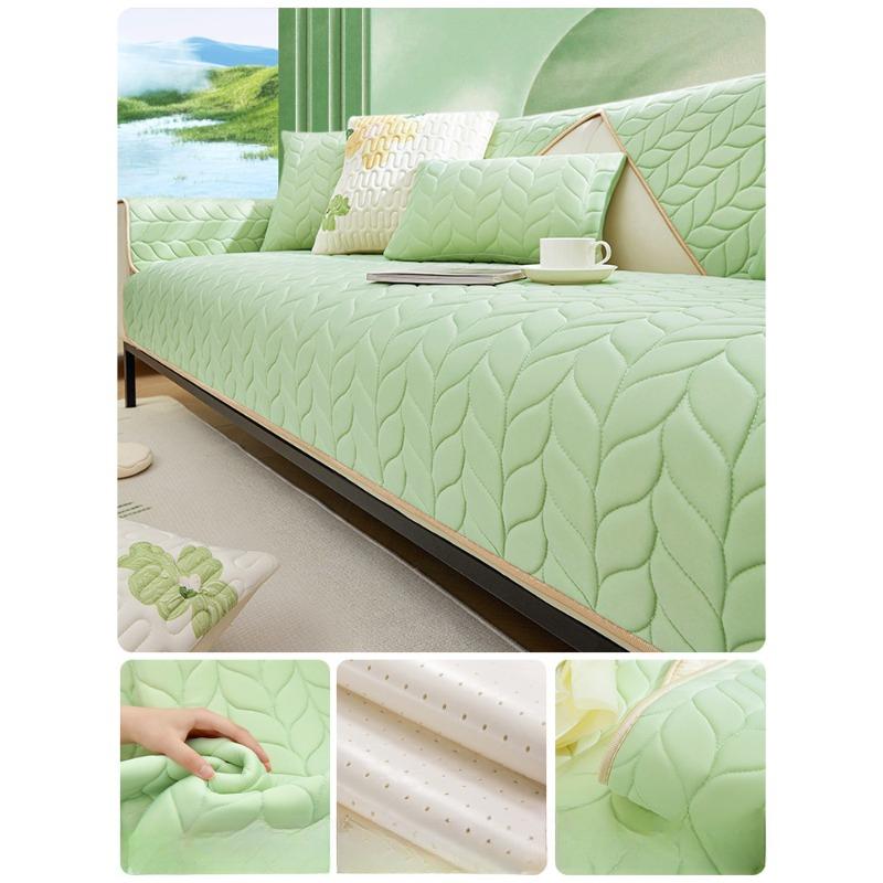 Ice Silk Latex Sofa Cushion Summer Summer Mat Cushion Summer Cold Feeling Leather Sofa Cover Simple Modern Cover Towel