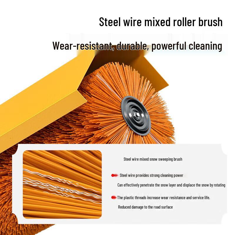 Compact Fuel Hand-Push Snow Sweeper