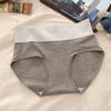 Women's Spring and Autumn Cotton 10A Antibacterial Extension Crotch Mini Belly Wrapper High Waist Briefs