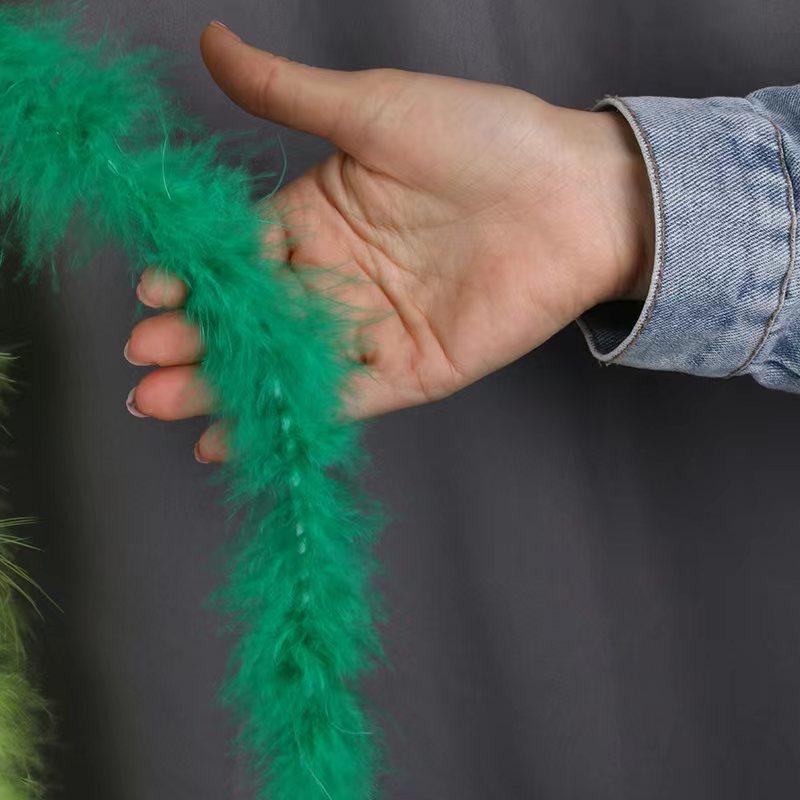 Fine Flat Feather Strip Turkey Top Strip Clothing Accessories Accessories Christmas Gifts Toys Decoration Handmade Materials