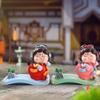 Guochao Ancient Style Tang Xiaohuan Picturesque Mobile Phone Holder Lazy Drama Chasing Artifact Desktop Small Ornament Holiday Gift