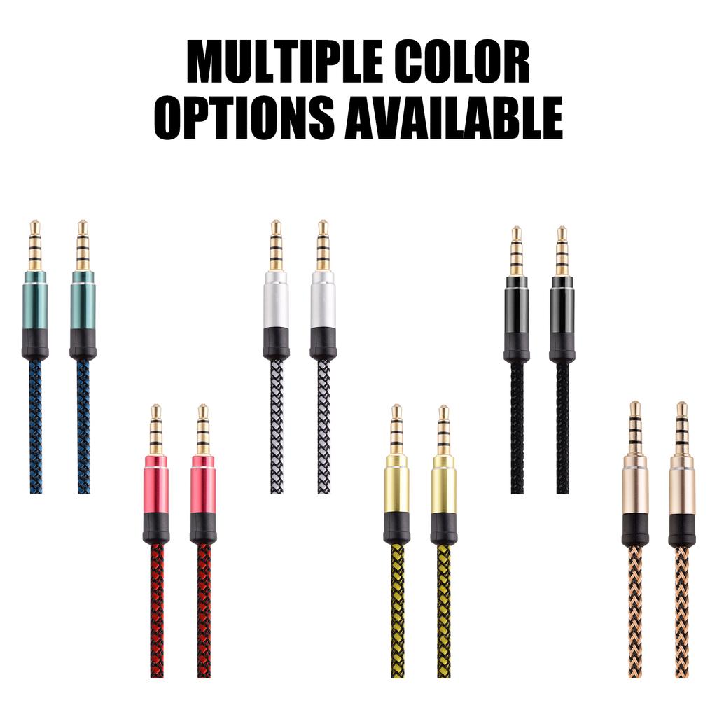 Cablu Audio Stereo 3.5mm la 3.5mm Cablu Audio Stereo Bidirecțional TRS 3.5mm 1/8" Tată la 3.5mm 1/8" Tată pentru Chitară