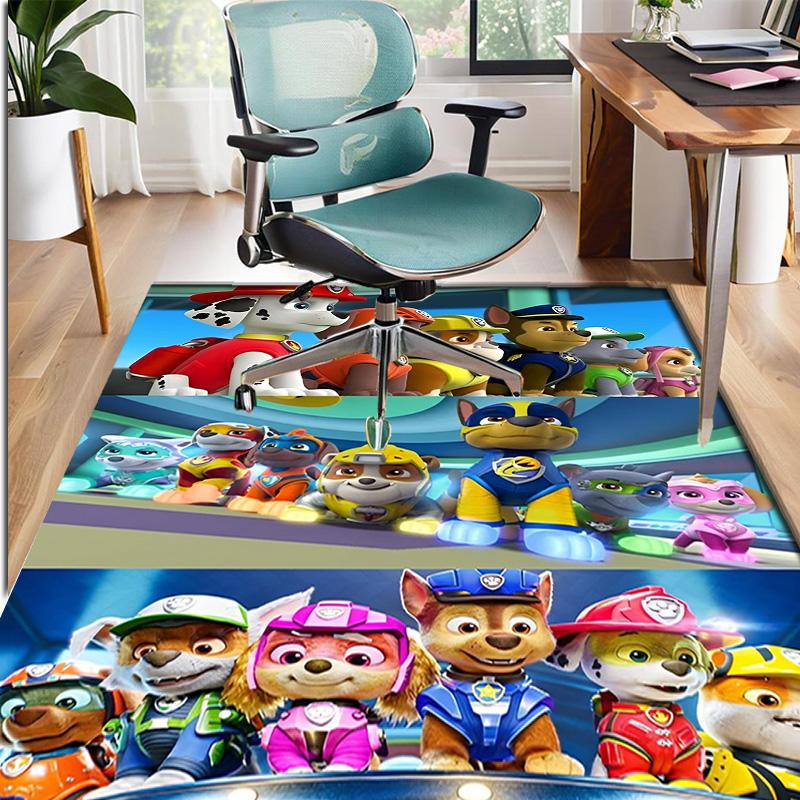 Jungle Pups Pattern Rug, Indoor/Outdoor Mat, for Picnic, Gameroom, Bedroom, Office, Living Room, Home Decor Carpet, Birthday Gift