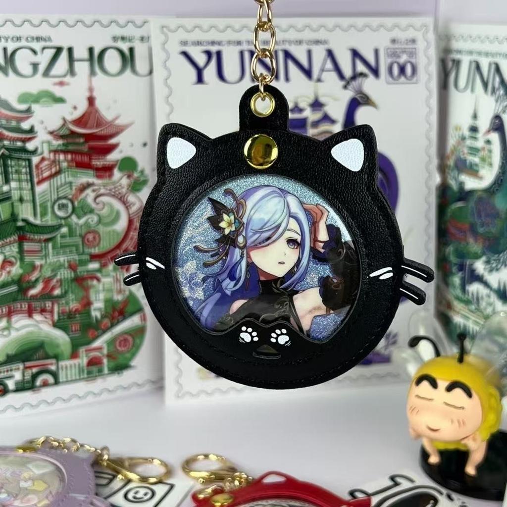 Cute Cat Shape Badge Display Original Pins Protective For 58mm Anime Badge Ita Bag Accessory Anime Merchandise Custom Bag Charms