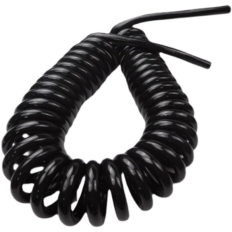 3-Core High-Power 6-Square Spring Coil Retractable Industrial Cable