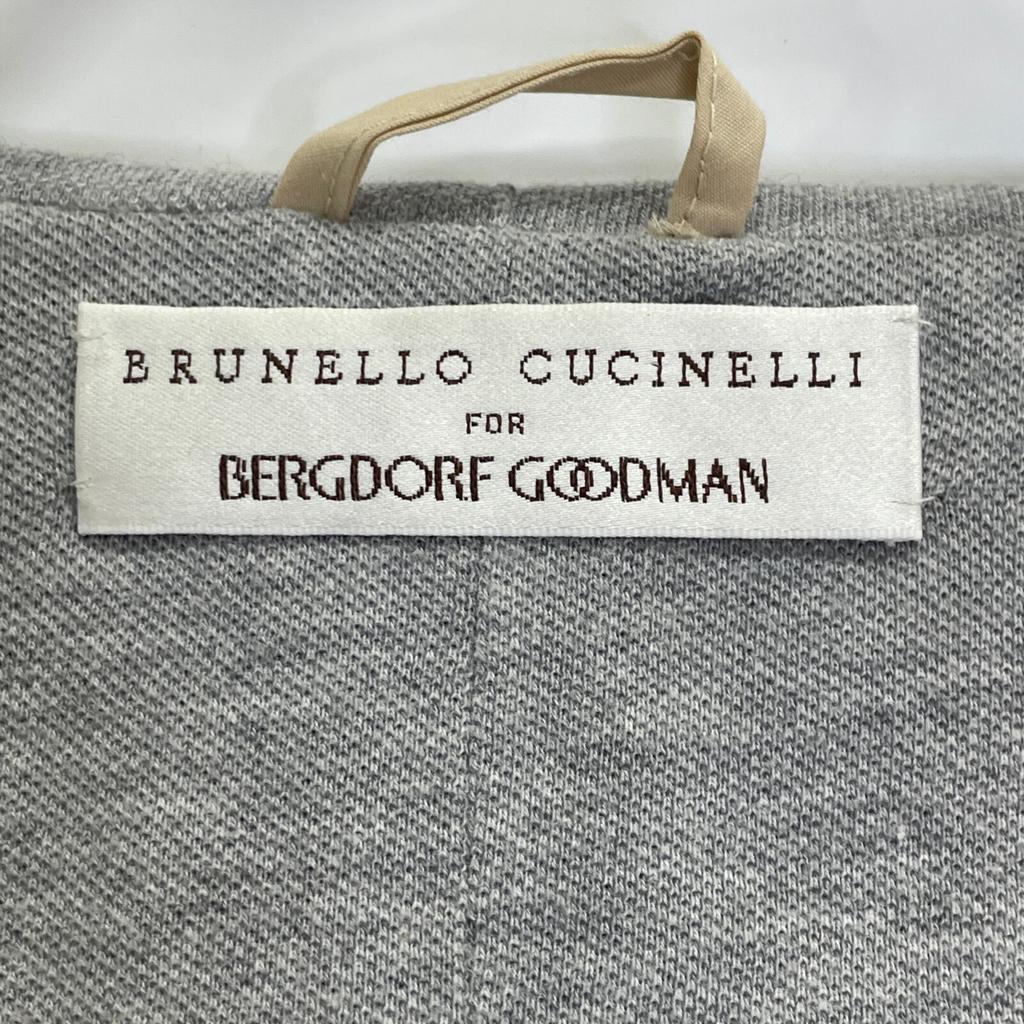 BRUNELLO CUCINELLI Beige Tuck Gathered Short Coat coat 38 beigeUsed
