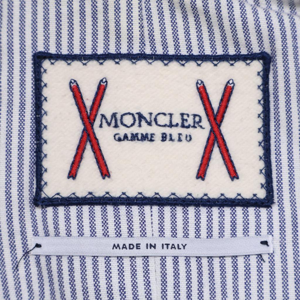 MONCLER GAMME BLEU GIUUBOTTO wool down jacket with nylon arm panels Jacket 2 NavyUsed