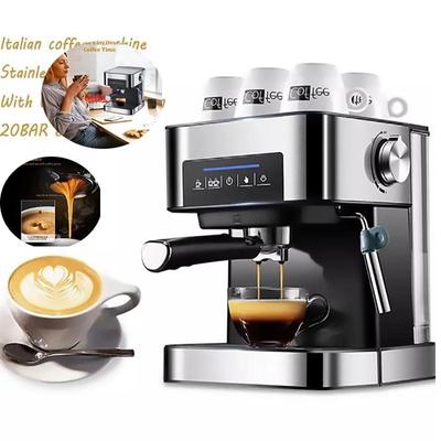 Espressomaschine, Kaffeevollautomat mit Milchaufschäumer, Touchscreen-Steuerung für Espresso, Cappuccino, Latte und Mokka