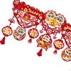 Year Hanging Door Banner Sign Snake Ornament Lunar Red Blessing