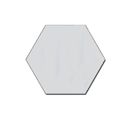 12 Pieces Hexagon Mirror Stickers 3D Clear Smooth Surface Reflective Effect Self-adhesive High Viscosity Wall Decal Decoration