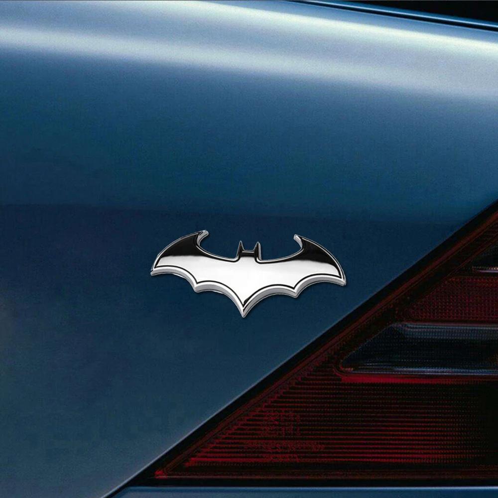 

1 шт., универсальные наклейки на внешние значки в форме летучей мыши для кузова автомобиля, украшения для багажника, наклейки с логотипом и летучей мышью, автомобильные аксессуары