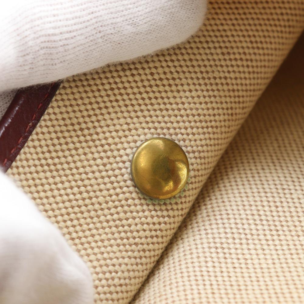 HERMES Sako Shoulder Bag vintage beige Tower ash/Calfskin Women Used