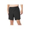 HOKA ONE ONE Solid Color Outdoor Mid Waist Elastic Casual Shorts Men shorts Black 1151080-BLK