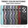 For Xiaomi Redmi 14C Case Military Armor Shockproof 360° Rotating Magnetic Metal Ring Stand TPU Frame Plastic Phone Cover Fundas