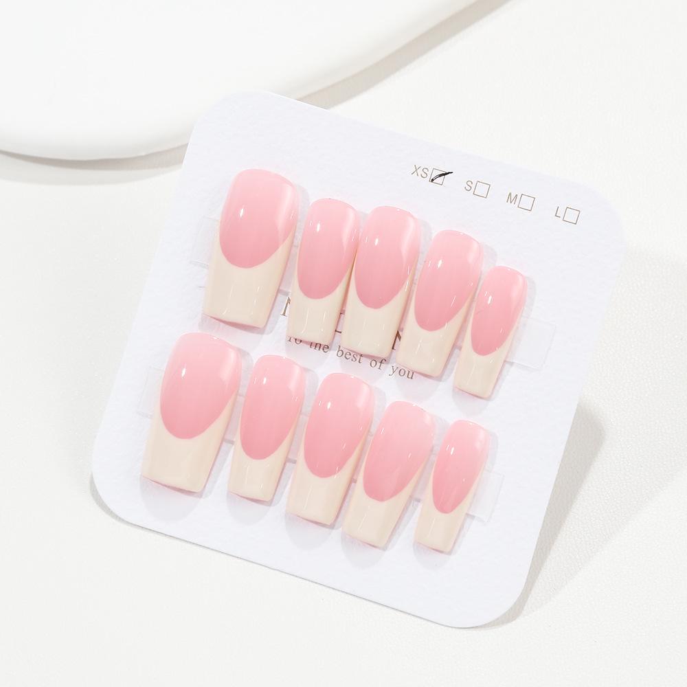 French-Style Whitening Wearable Classic Nail Art Tips