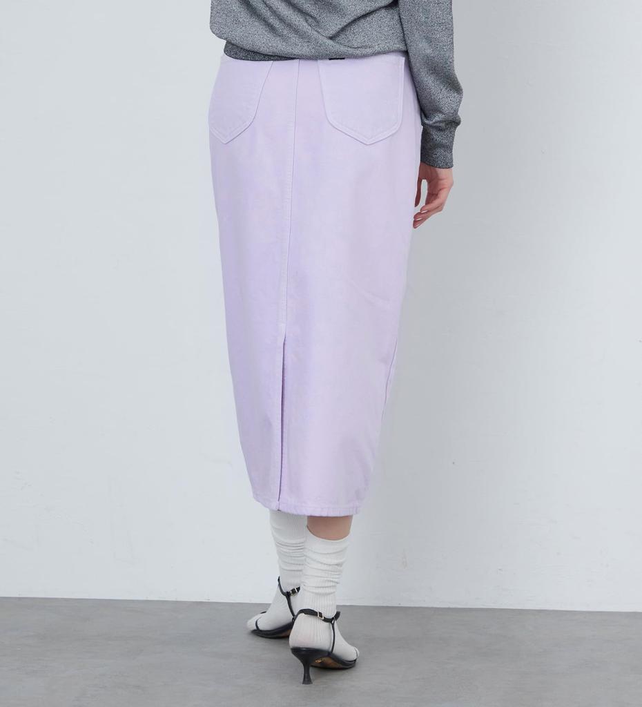 Lee Standard Wardrobe Denim Light Size S Skirt, Spring/Summer, Women's, LL2625-208, Purple,