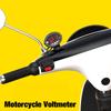 Universal Motorcycle Electronic Voltmeter Waterproof Dust-proof LED Watch Digital Display Panel Meter Motorcycle Accessories