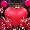 Großer Liebesballon zum Valentinstag, riesiger extra Vorschlag, Geständnis, Hintergrunddekoration, Party für Valentinstag, Hochzeit, Verlobung, Jahrestag