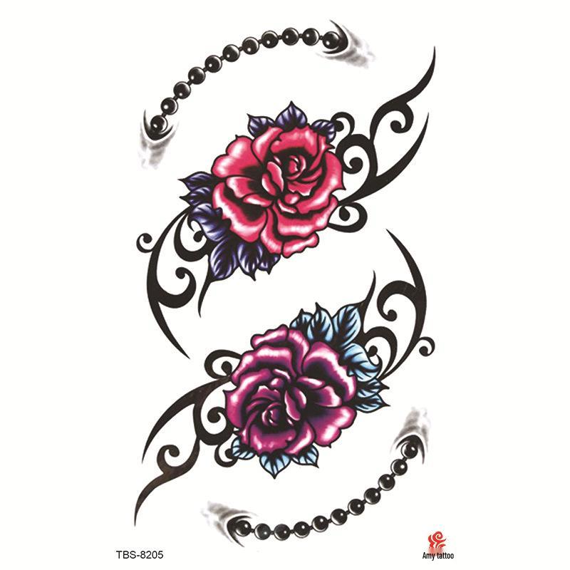 Wasserdichtes Ganzarm Totemsymbol Tattoo Aufkleber Set