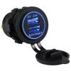 1PCS USB Charger 12V 22A Motorcycle Bike USB QC 3.0 Quick Charger WITH Relay