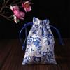 Favour Candy Gift Drawstring Embroidered Party Jewelry Packaging Bag Satin Pouch Storage Bag