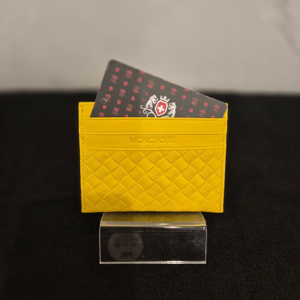 Moncross YEAW19168 Plaid Leather Card Wallet NC Gyeongsan Branch