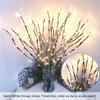 Bendable Fairy Lights Battery Operated Willow Branches Lights LED Simulated Tree Branch Light  Home