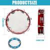 Musical Tambourine Metal Bells Handheld Percussion Drum Instrument Tambourine