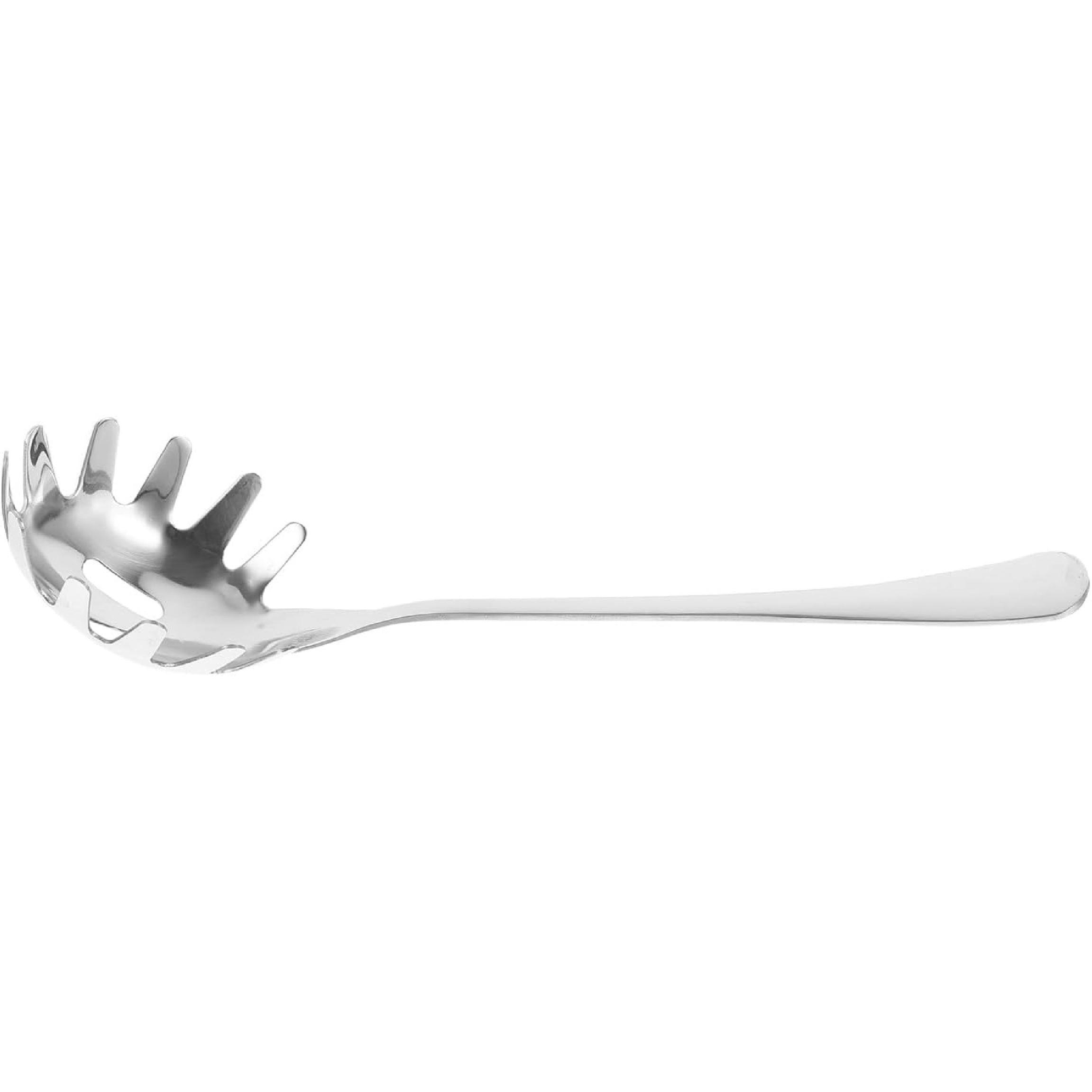 

Stainless Steel Pasta Spoon Server with Teeth - Versatile Kitchen Tool for Serving Spaghetti Salad and More - Ergonomic Design for Comfort and Easy