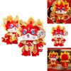 Drachenjahr Glücksbringer Plüschtier Chinesischer Drache Geschenkboxpuppe mit individuellem Logo 28 cm Höhe